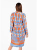 KEY LARGO Kleid in Orange/ Hellblau