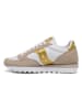 Saucony Sneakers "Jazz" in Beige/ Weiß/ Gold