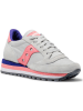 Saucony Leder-Sneakers "Jazz Triple" in Grau/ Pink