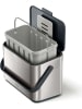JosephJoseph Roestvrijstalen compostemmer "Collect" grijs - 4 l
