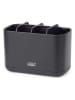 JosephJoseph Zahnbürstenhalter "Easy Store" in Schwarz  - (B)17,1 x (H)12,8 x (T)8,6 cm