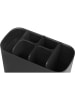 JosephJoseph Tandenborstelhouder "Easy Store" zwart - (B)17,1 x (H)12,8 x (D)8,6 cm