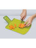 JosephJoseph Faltbares Schneidebrett "Chop2Pot" in Grün - (B)26,3 x (H)20,8 cm