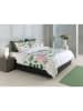 Zo!Home Renforcé beddengoedset "Dandelion" wit/groen/lichtroze