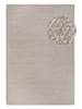 Elle Decoration Kurzflor-Teppich "Delhi" in Beige/ Weiß