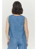 MAZINE Top "Iba" blauw