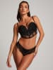 Hunkemöller Gorset "Bella" w kolorze czarnym