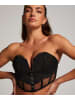Hunkemöller Gorset "Bella" w kolorze czarnym