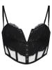 Hunkemöller Gorset "Bella" w kolorze czarnym