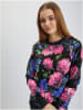 orsay Pullover in Schwarz/ Pink/ Blau