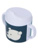 Sterntaler® Trinklernbecher "Elia" in Dunkelblau/ Hellblau - (H)12 cm