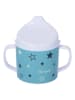 Sterntaler® Trinklernbecher "Elia" in Dunkelblau/ Hellblau - (H)12 cm