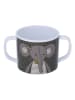 Sterntaler® Trinklernbecher in Grau/ Orange - (H)12 cm