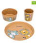 Sterntaler® 3tlg. Kindergeschirr-Set "Albert & Lio" in Hellbraun