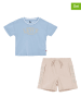 Levi's Kids 2-częściowy zestaw w kolorze błękitno-jasnoróżowym