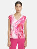 TAIFUN Bluse in Weiß/ Pink