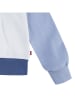 Levi's Kids Sweatjacke in Weiß/ Blau