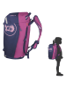 Trollkids Reisetasche "Duffle Bag" in Dunkelblau/ Pink - (B)52 x (H)30 x (T)25 cm