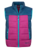Trollkids Functionele bodywarmer "Hardanger" roze/blauw