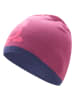 Trollkids Dwustronna czapka beanie "Troll" w kolorze różowo-fioletowym