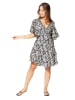 Aller Simplement Kleid in Schwarz/ Creme