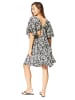 Aller Simplement Kleid in Schwarz/ Creme