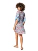 Aller Simplement Kleid in Hellblau/ Rot
