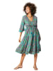 Aller Simplement Jurk turquoise/roze