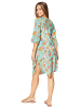 Aller Simplement Jurk turquoise/oranje
