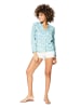 Aller Simplement Blouse lichtblauw/turquoise