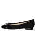 PETER KAISER Leder-Ballerinas in Schwarz