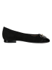 PETER KAISER Leder-Ballerinas in Schwarz