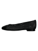 PETER KAISER Leder-Ballerinas in Schwarz