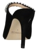 PETER KAISER Leren slippers zwart