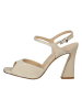 PETER KAISER Leder-Sandaletten in Beige