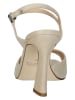 PETER KAISER Leder-Sandaletten in Beige