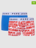Pepe Jeans 2er-Set: Boxershorts in Rot/ Blau
