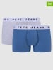 Pepe Jeans 2er-Set: Boxershorts in Blau/ Grau