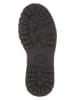 lamino Leren boots zilverkleurig