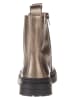 lamino Leren chelseaboots goudkleurig