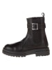 lamino Leren chelseaboots zwart