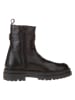 lamino Leren chelseaboots zwart