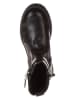 lamino Leren chelseaboots zwart