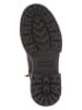 lamino Leren chelseaboots zwart