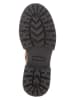 lamino Leder-Boots in Hellbraun