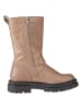 lamino Leren boots lichtroze