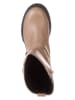 lamino Leren boots lichtroze
