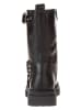 lamino Leder-Boots in Schwarz