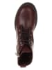 lamino Leren boots rood