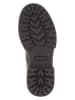 lamino Leder-Boots in Schwarz